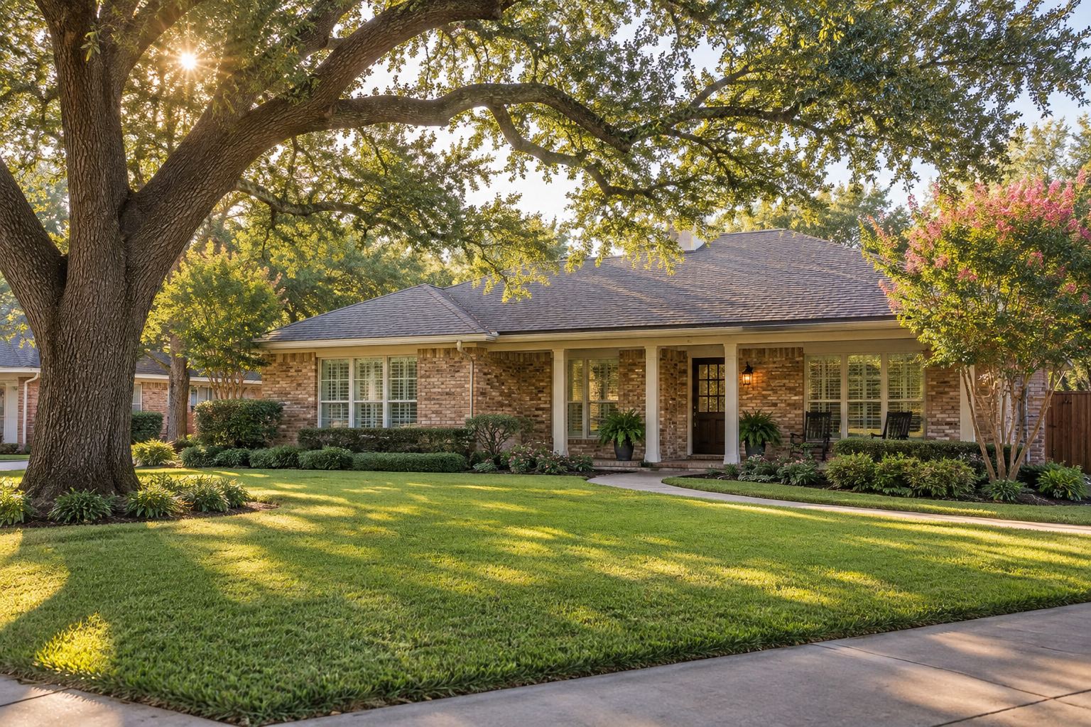 A Dallas Texas home, illustrative